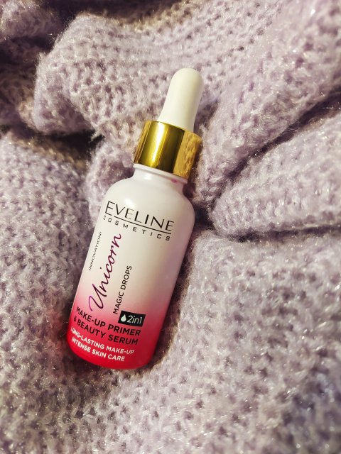 Eveline Make-up Primer & Beauty Serum Unicorn Magic Drops, Baza pod makijaż