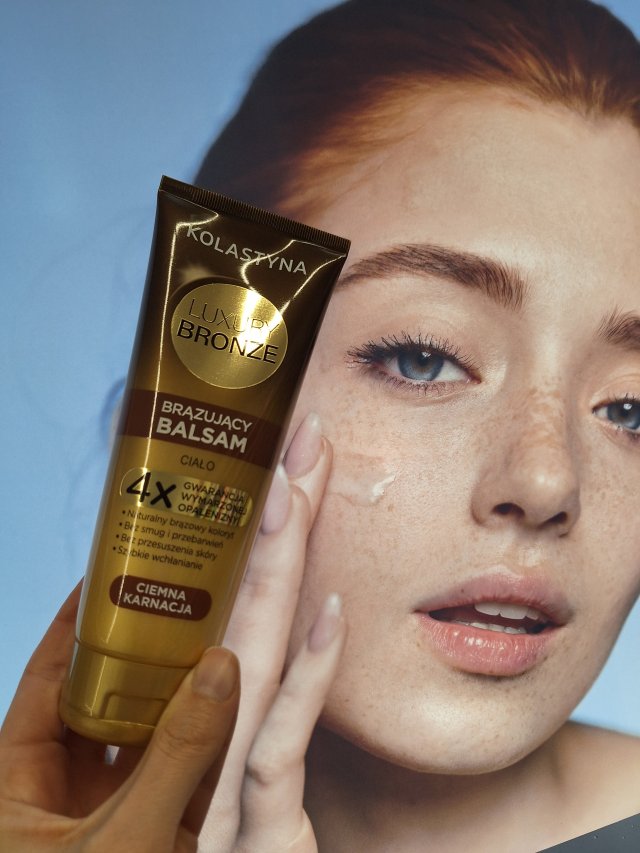 Kolastyna Luxury Bronze, Balsam brązujący do ciała, Ciemna karnacja