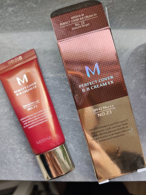 MISSHA M Perfect Cover BB Cream, Krem BB, nr 23 Natural Beige