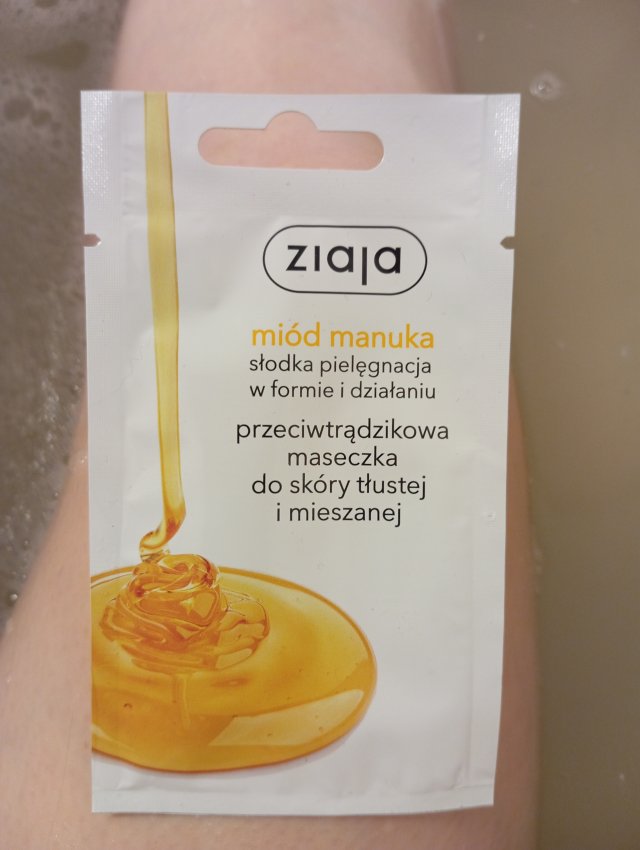 Ziaja Maseczka do twarzy, Miód manuka, Przeciwtrądzikowa, Skóra tłusta i mieszana