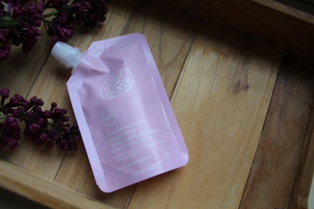 FaceBoom Maseczka do twarzy, Detoksykująco-kojąca, Różowa glinka, Oczyszczająca