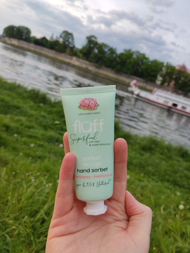 Fluff Superfood, Sorbet do rąk, Juicy Watermelon, Nawilżający