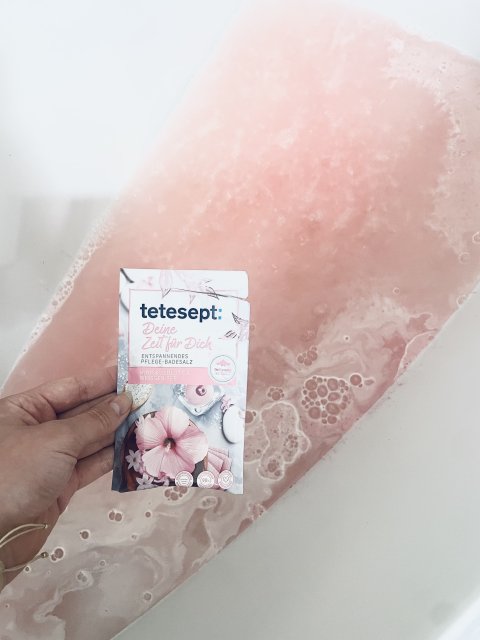 Tetesept Sól do kąpieli, Deine Zeit für Dich, Hibiskus i biała herbata