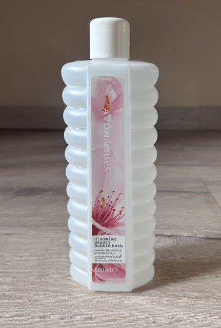 Avon Senses, Płyn do kąpieli, Blossoming Beauty, Cherry Blossom & Orchid Scent