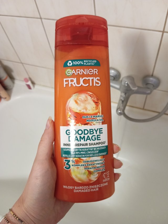 Garnier Fructis, Goodbye Damage, Szampon wzmacniający do włosów 