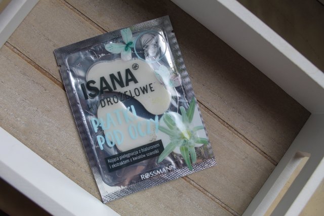 Isana Płatki pod oczy, Hydrożelowe, Kojąca pielęgnacja, Z kwasem hialuronowym i ekstraktem z kwiatów szarotki