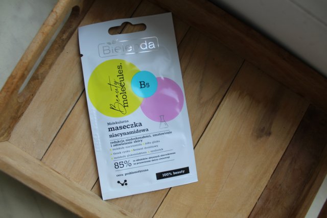 Bielenda Beauty molecules, Maseczka do twarzy, Molekularna, Niacynamidowa, Cera problematyczna