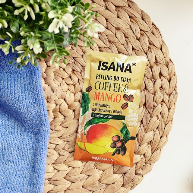 Isana Peeling do ciała, Coffee & Mango, Z olejem jojoba