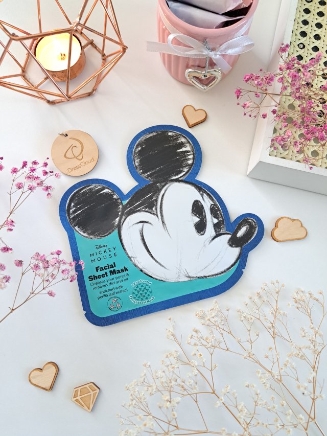 Topbrands Europe B.V. Disney, Mickey Mouse, Maska do twarzy w płacie, Cleanses Your Pores & Removes Dirt and Oil