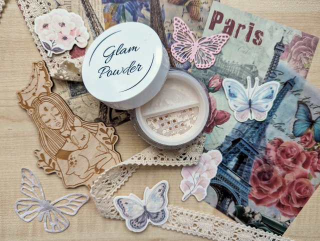 Glam-Shop GlamPowder, Puder do twarzy, Wykończeniowy, Rozświetlający