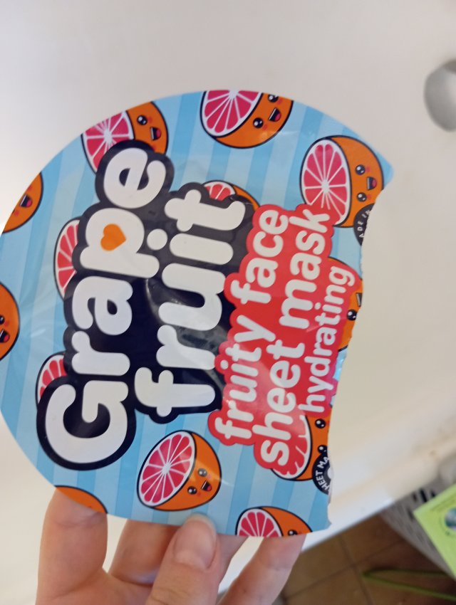 The Beauty Dept. Maseczka do twarzy, Nawilżająca, Grapefruit