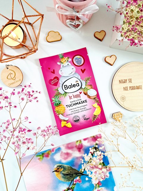 Balea Maseczka do twarzy w płacie, Be Happy