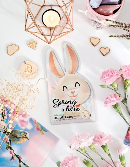 Maxbrands Marketing B.V. Face Sheet Mask, Maseczka do twarzy w płacie, Spring Is Here, Refreshing, Carrot Extract