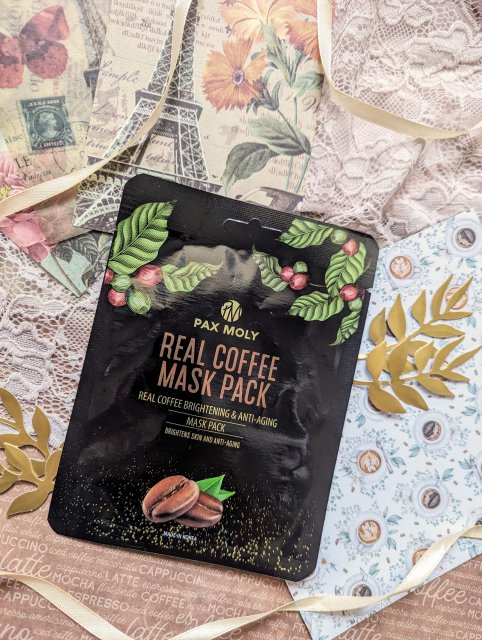 Pax Moly Maska do twarzy w płacie, Real Coffee Mask Pack