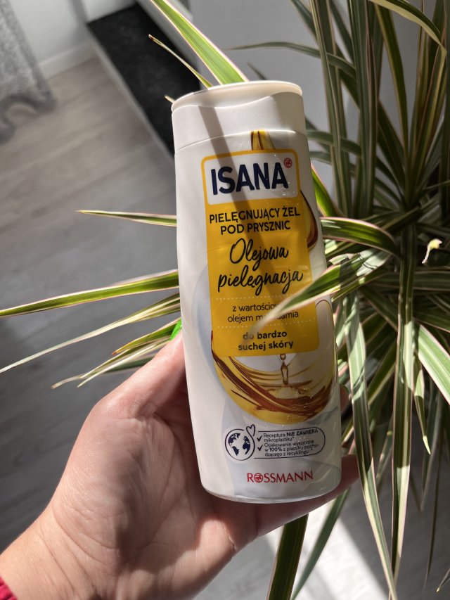 Pielęgnujący żel pod prysznic, Isana 
