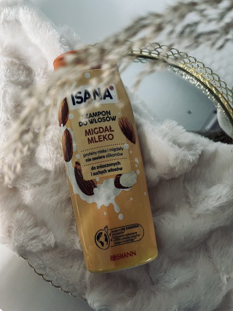 Isana Szampon do włosów, Migdał Mleko 