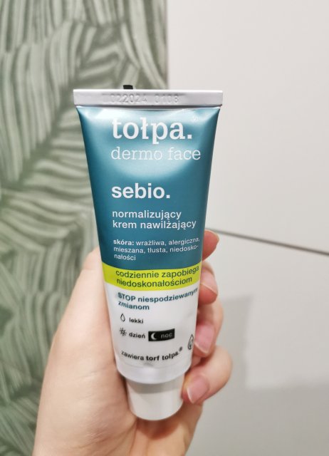 Tołpa Dermo Face, Sebio, Krem do twarzy, Normalizujący, Nawilżający