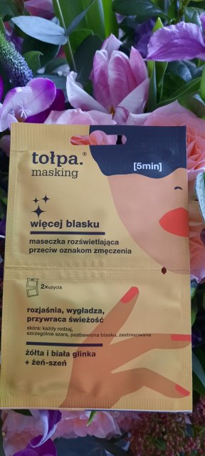 Tołpa Masking, Maseczka do twarzy, Więcej Blasku, Rozświetlająca, Przeciw oznakom zmęczenia