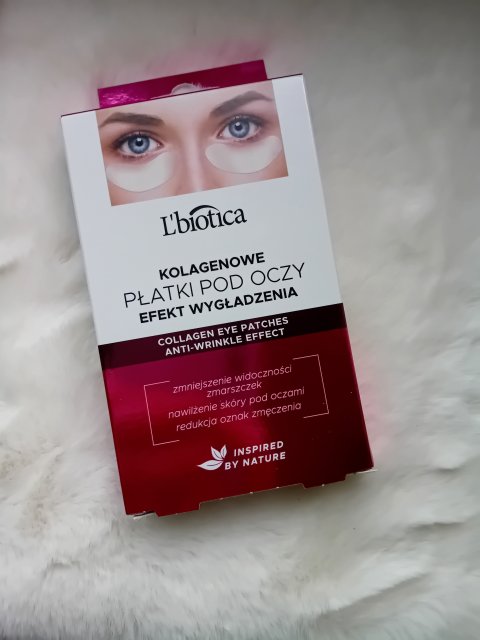 L'biotica Płatki pod oczy, Kolagenowe, Wygładzenie zmarszczek