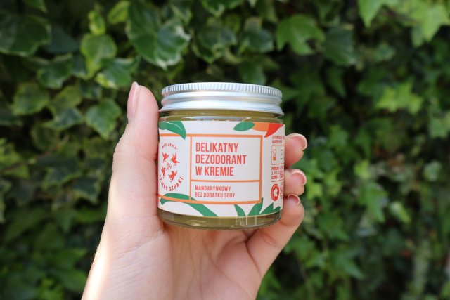 Mydlarnia Cztery Szpaki Dezodorant w kremie, Mandarynkowy, Bez dodatku sody