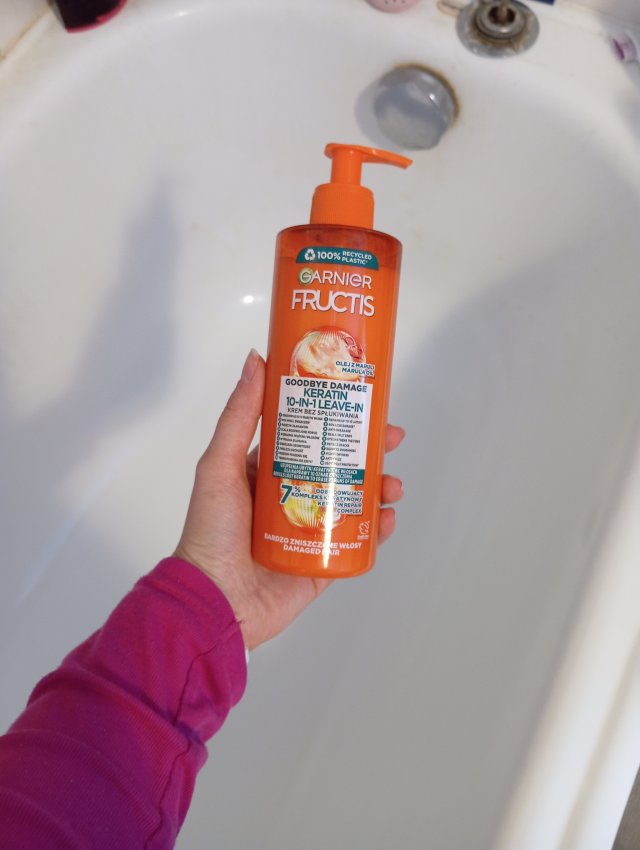 Garnier Fructis, Goodbye Damage, Krem bez spłukiwania, 10w1