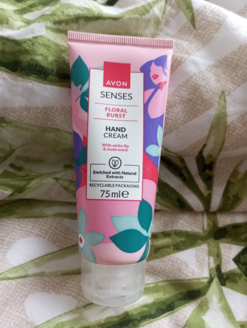 Avon Senses, Krem do rąk, Floral Burst, White Lily & Musk Scent