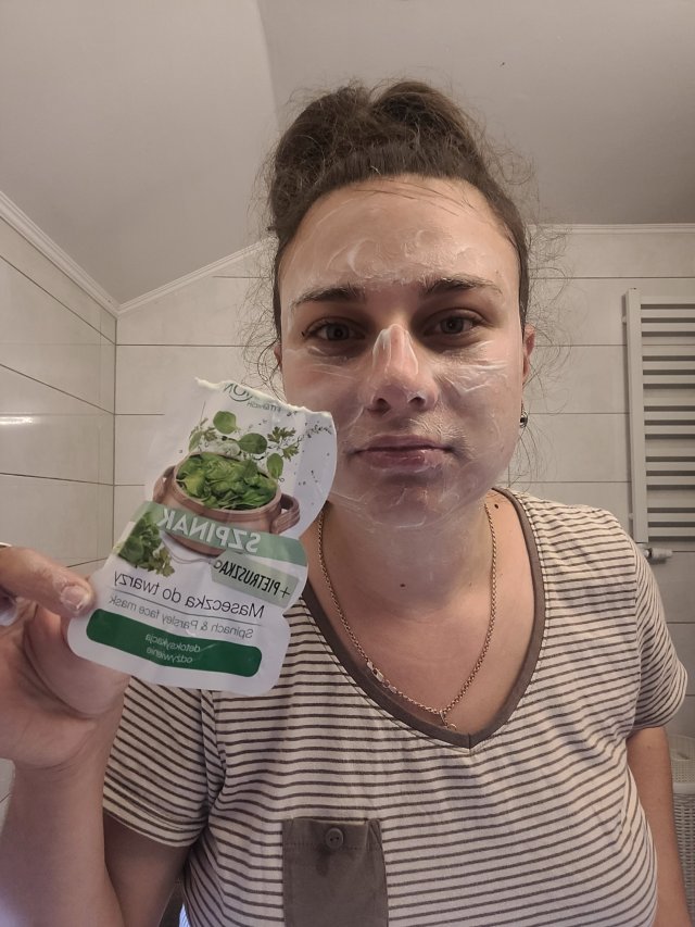 Marion Fit&Fresh, Maseczka do twarzy, Szpinak i pietruszka