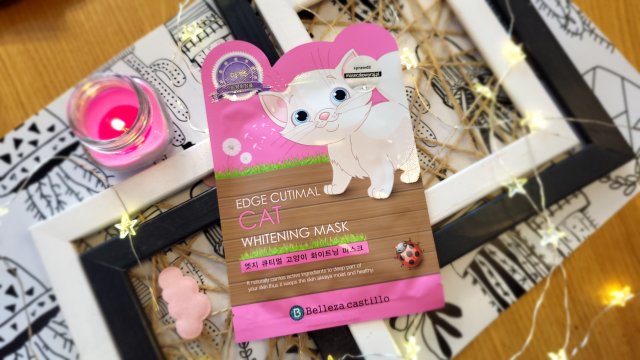 Belleza Castillo Maska do twarzy w płacie, Cat Whitening Mask