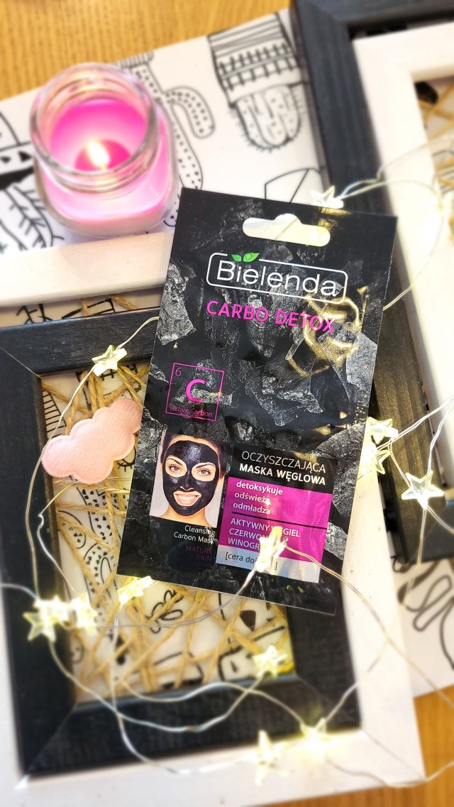 Bielenda Carbo Detox, Maska do twarzy, Węglowa, Oczyszczająca, Cera dojrzała