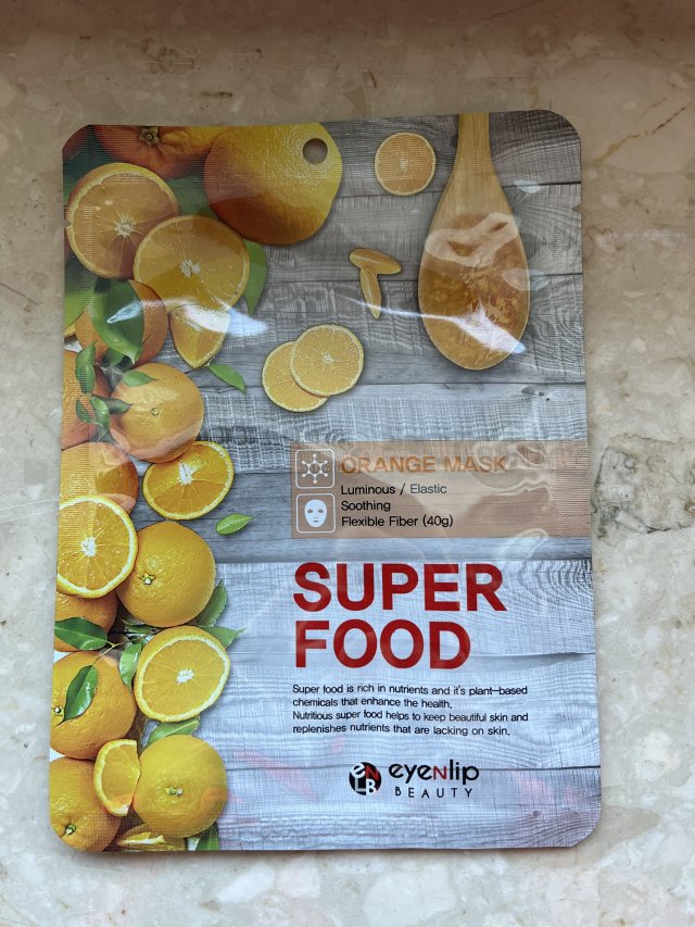 Superfood orange mask 
