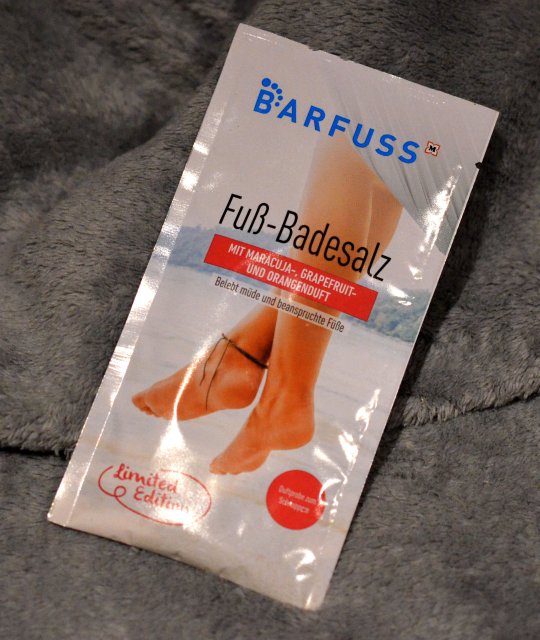 Barfuss Sól do kąpieli stóp, Maracuja, Grapefruit