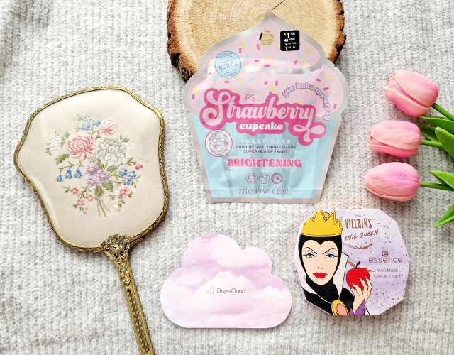 PS... Maseczka do twarzy w płacie, Brightening, Strawberry cupcake, You bake me crazy