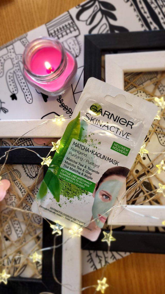 Garnier Skin Active, Maseczka do twarzy, Oczyszczająca, Matcha + Kaolin Mask, Herbata Matcha i glinka