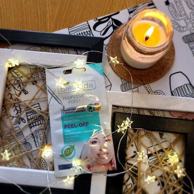 Bielenda Professional Formula, Maseczka do twarzy peel-off, Głęboko oczyszczająca
