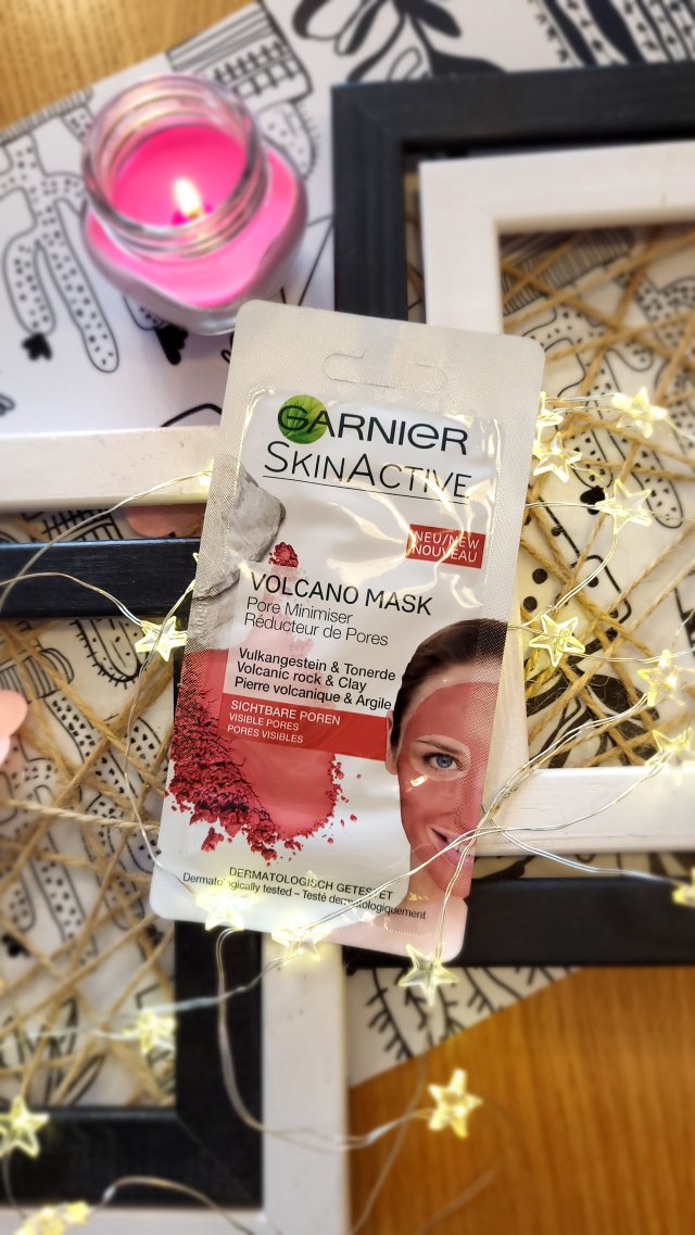 Garnier Skin Active, Maseczka do twarzy, Zmniejszająca pory, Volcano Mask, Skała wulkaniczna i glinka