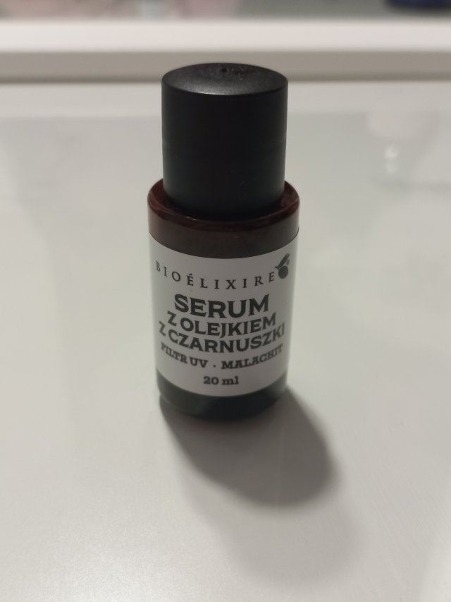 Bioélixire Serum do włosów, Z olejkiem z czarnuszki, Filtr UV, Malachit