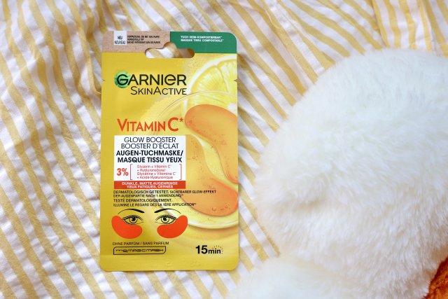 Garnier Skin Active, Vitamin C, Płatki pod oczy, Glow Booster