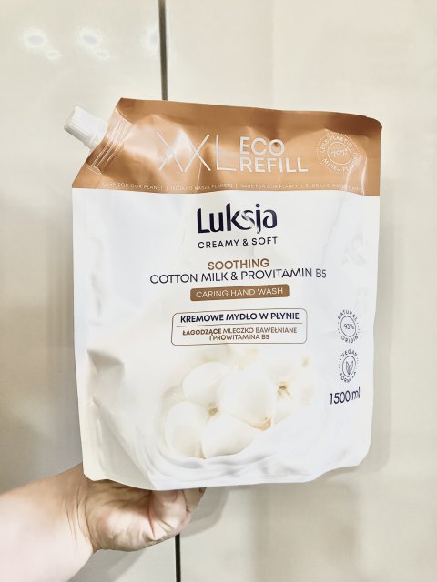 Luksja Creamy, Mydło w kostce, Cotton Milk & Provitamin B5 