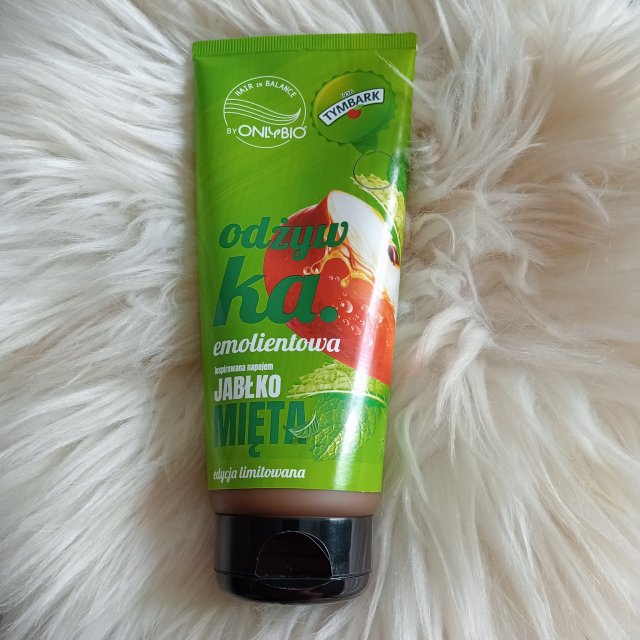 OnlyBio Hair in Balance, odżywka emolientowa, jabłko-mięta Tymbark 