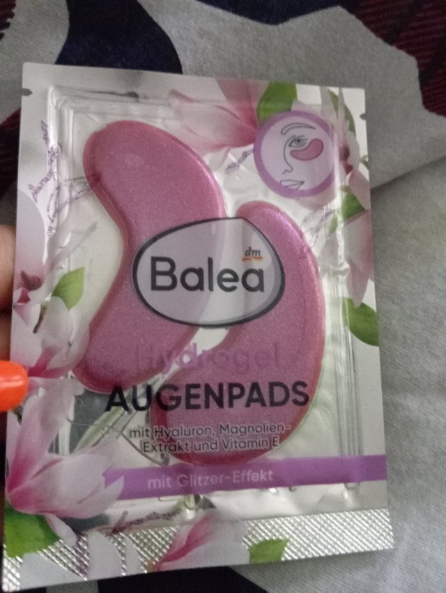 Balea Płatki pod oczy, Hydrożelowe, Augen Pads, Mit Hyaluron, Magnolien Ekstrakt, Vitamin E