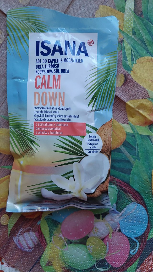 Isana Sól do kąpieli, Calm Down, Kokos i wanilia, Z mocznikiem