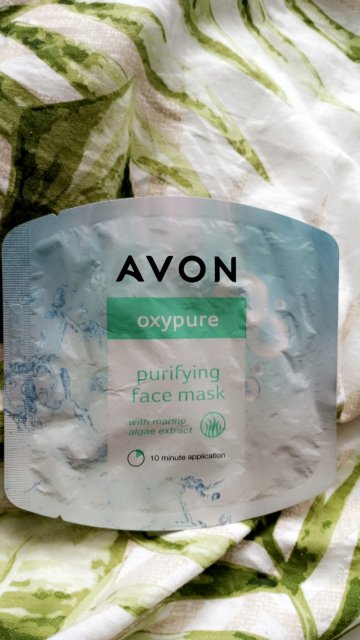 Avon Oxypure, maseczka do twarzy, oczyszczająca, bąbelkowa, Algi Morskie 