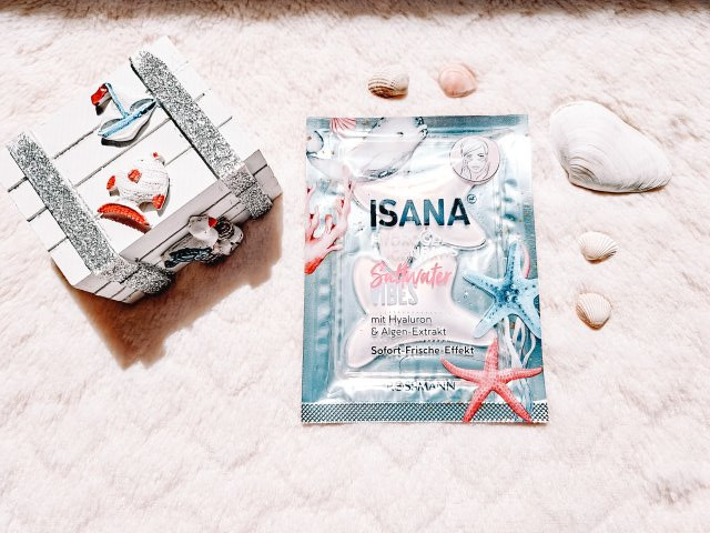 Isana Płatki pod oczy, Hydrożelowe, Saltwater Vibes, Z kwasem hialuronowym i ekstraktem z alg 