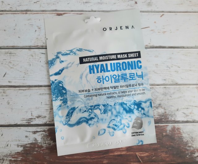 Orjena Maska do twarzy w płacie, Nawilżająca, Hyaluronic