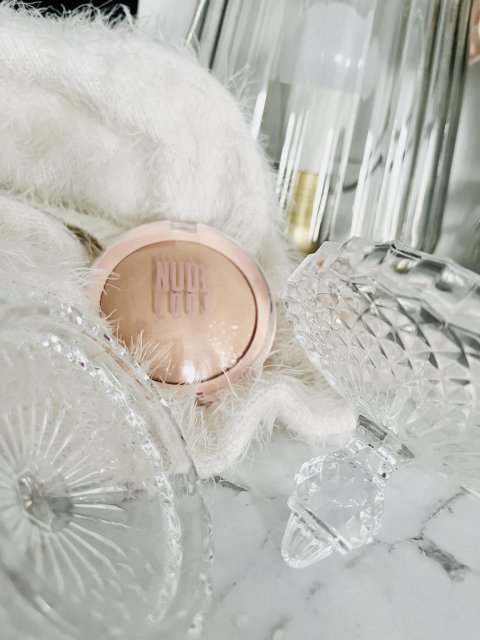 Golden Rose Nude Look, Sheerd Baked Powder, Wypiekany puder do twarzy, Rozświetlający