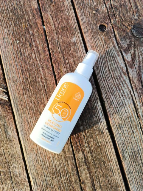 Ochronny spf w mleczku