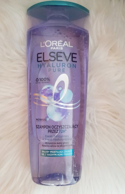 L'Oréal Elseve, Hyaluron Pure, szampon oczyszczających do wlosow przetłuszczających się