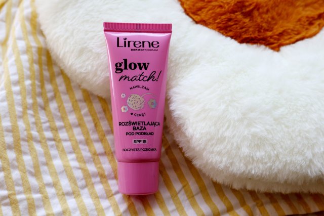 Lirene Dermoprogram, Glow Match!, Baza pod makijaż, Rozświetlająca, Nawilżam cerę, Soczysta poziomka