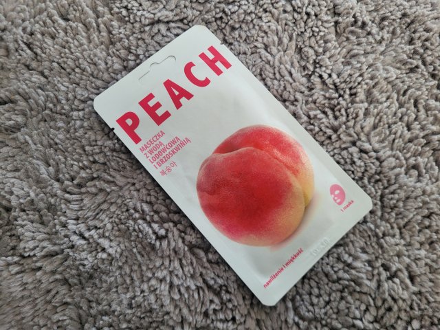 CNF Cosmetics Maska do twarzy w płacie, Peach With Iceland Glacial Water