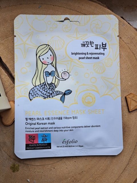 ésfolio Maska do twarzy w płacie, Pearl Essence Mask Sheet